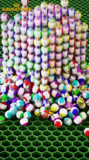 1000 Timer Balls Fall| Which Colour Timer Ball Falls Last? 😍💖💖💖 | Oddly Satisfying | MI Animations