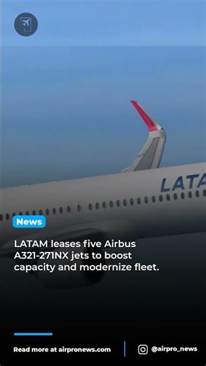 LATAM Airlines expands fleet with five new Airbus A321neos
