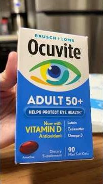 Nourish Your Eyes as You Age — Ocuvite Adults 50+ Review #Ocuvite #lutein #zeaxanthin #Shorts