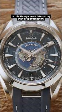 Better than a Speedmaster?! Meet Omega's Aqua Terra World Timer