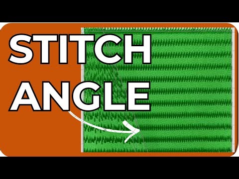 Stitch Angle Explained Simply | Wilcom Beginner Tutorial #16