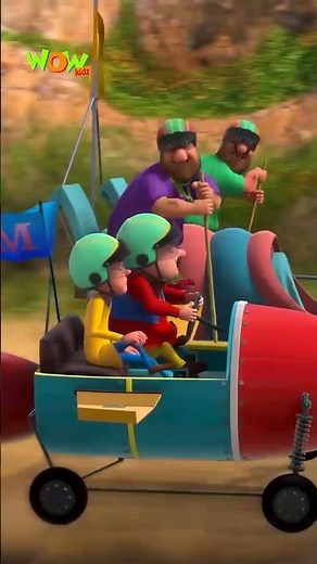 Down The Hill | 02 | Motu Patlu Season 14 | 3D New Shorts Wow Kidz