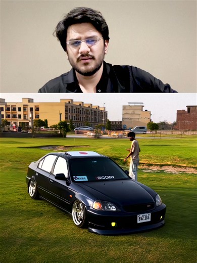 An absolute timeless machine Onwer: @talha._ek -- Context: A 2000 Honda Civic transformed into a clean stance build. Pearl Blue paint, air suspension, 17×9JJ Work Meister Super Chrome wheels, RS lights & grille, front and rear kits, LED fog lights, rear camber kit, genuine trunk antenna, and a D17A with cold-air intake. Stock interior, clean details, and a whole lot of presence. #atmreacts #cars