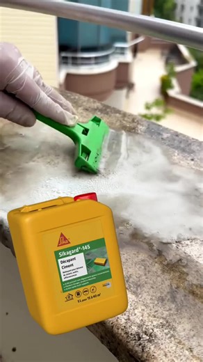 Éliminez le ciment en 2 minutes avec Sikagard®-145
