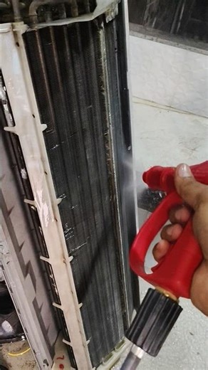 coil clean AC split AC jet pump service,#shorts