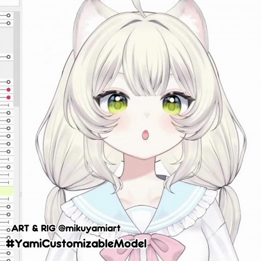 One-take VBridger test ! 😺 #YamiCustomizableModel