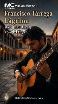 Francisco Tárrega – Lágrima (Tear) | Beautiful Classical Guitar #koreanballad #classicalguitar