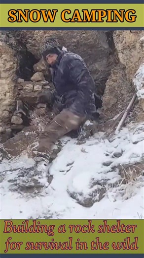 Surviving a The Most Intense SNOWSTORM Ever #wintercamping #snowcamp #survival