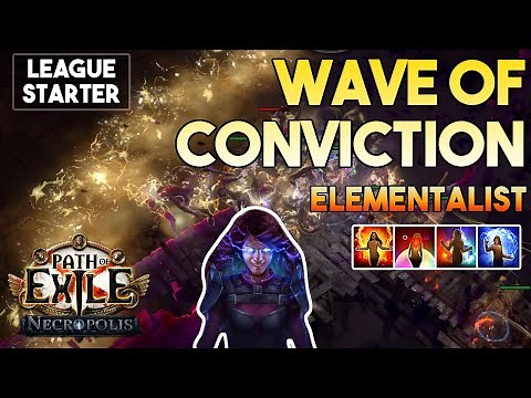 [3.24] Wave of Conviction Build (League Starter) | Elementalist | Necropolis | Path of Exile 3.24