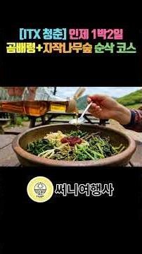 [출발 확정] 춘천 소양강부터 인제 곰배령까지! 4식 제공 알짜배기 강원도 완벽 일주 1박2일 #강원도맛집 #인제맛집 #황태구이 #황태전골 #곤드레밥 #바베큐파티