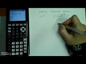 ti-84 graphing calculator: graph exponential function