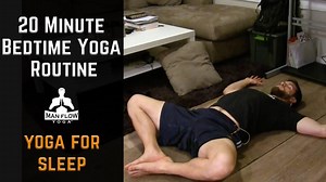 6K views · 215 reactions | Want a yoga routine for better sleep? Just a few minutes of yoga - done the right way - can have an incredible impact on your sleep. This straightforward 20-minute routine is one of the most popular workouts in my Members’ Area, but I’ve made it FREE for you. You can use it every night, give it a try! | Man Flow Yoga | Facebook
