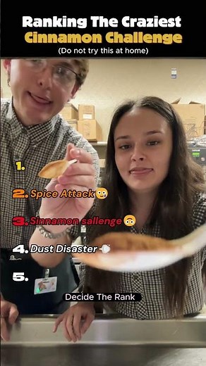 Ranking The Craziest Cinnamon Challenge