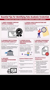 👉Tips for identifying fake academic credentials!! #Academy #researchers #ResearchPaper #ResearchMatters #phdstudent #PhD #StudyWithMe #EduContent #Statistics #Econometrics #QuantitativeResearch #DataDriven #RegressionAnalysis #Stata #SPSS #RStats #PythonForDataScience #ResearchSupport #ResearchMethods #DataAnalysis #AcademicWriting #ThesisHelp #CodingForResearch #MachineLearningBasics #BangladeshStudents #StudyAbroad #HigherStudies #MastersPreparation #AcademicSupport #PublicUniversity | Statis