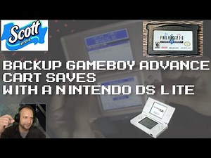Backup Game Boy Advance Cart Saves With a DS Lite