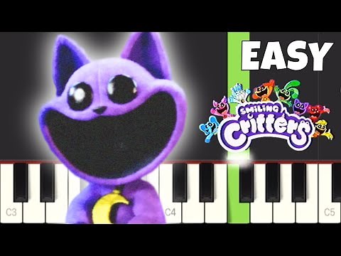 Smiling Critters Theme - EASY Piano Tutorial