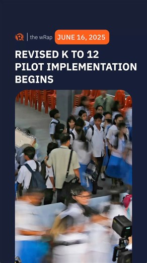 11K views · 30 reactions | The Philippines begins the new academic year with the revised K to 12 program’s pilot implementation in 889 schools nationwide. Full story: https://www.rappler.com/philippines/revised-k-12-shs-curriculum-pilot-public-schools-opening-june-16-2025/ | Rappler | Facebook