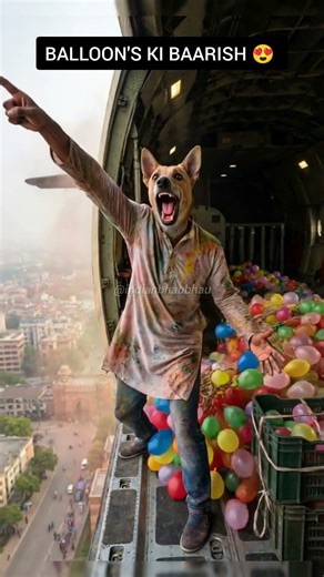 holi me paani wale balloons ki baarish 😍 #shorts #trendingnow #holi