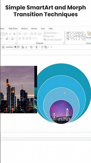 Simple SmartArt and Morph Transition Technique in PowerPoint