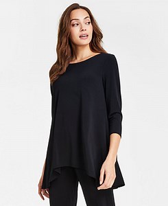 JM Collection Women's 3/4-Sleeve Knit Top, Regular & Petites, Exclusively at Macy's - Macy's