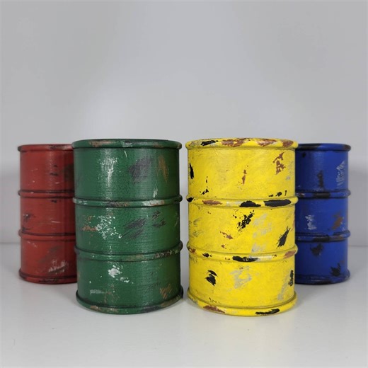 1:10 Scale 50 Gallon Steel Drum - Etsy