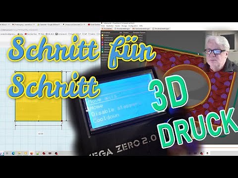 3D Printing Step by Step Guide Tutorial ► Tinkercad ► Slicer ► G-Code ► Print