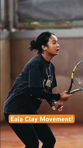 Alex Eala practices on the clay with coach Joan Bosch in close attendance 📹Rafa Nadal Academy