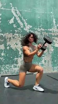 Full Body Workout - Taking Dumbbell (Kettlebell swings) by Senada Greca #glutes #gym #lifestyle