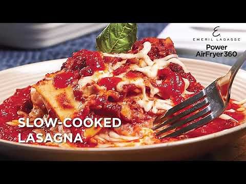 Slow-Cooked Lasagna | Emeril Lagasse Power AirFryer 360 Recipes