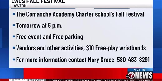 Comanche Academy Charter School prepares for Fall Festival