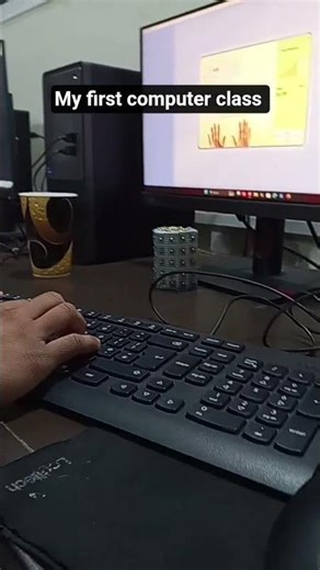 first day computer course ☺️