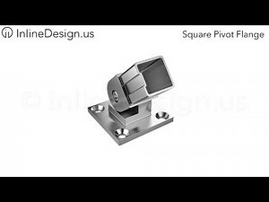 Pivot Flange For Square Tubing
