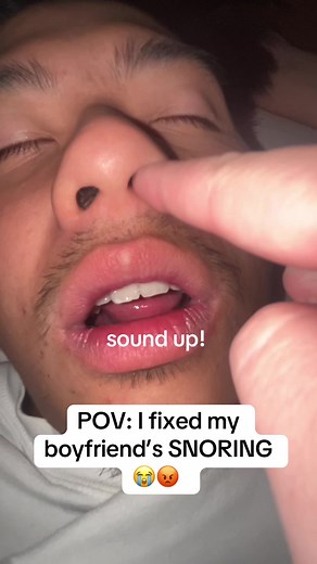 Finally no more snoring 😮‍💨