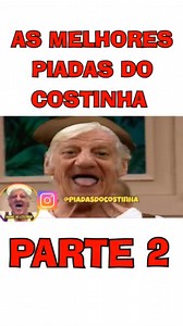674K views · 25K reactions | As melhores piadas do Costinha - Parte 2 . . . . . O chifrudo da repartição A mocinha na farmácia O casal de japonês A viúva que deu pro médico O sabão com cheirinho de limão O papagaio . . . #piadas #piada #piadasdocostinha #Costinha #tvglobo #anos90 #anos80 #escolinha #chicoanysio #humordodia #humor #meme #zoeira #ostrapalhões #mussum | Piadas do Costinha | Facebook