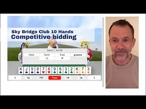 Competitive bridge bidding