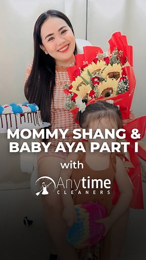 4.5K views · 14 reactions | Mommy Shang & Baby Aya with Anytime Cleaners Part 1 | Anytime Cleaners | Facebook