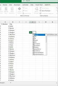 #IPTExcelSchool #pythonforexcel #excelpython