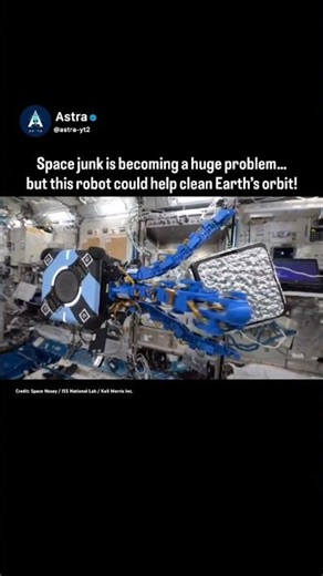 Space Junk Cleanup Robot Tested on the ISS!