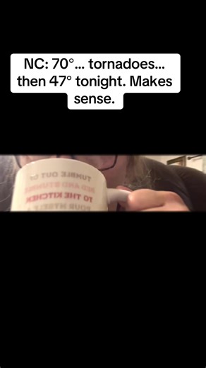 Just another calm morning in North Carolina. ☕🌪️ #nc #weather #northcarolinacheck #northcarolina