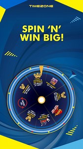 Spin the wheel & win! Timezone has exciting offers and prizes waiting to be yours. Weekly lucky winners stand a chance to get gift cards worth INR 3000*. Visit Timezone at Phoenix Citadel. See you in the zone soon! 🛍️🎉 *T&C Apply #timezone #spinthewheel #win #giftcards #indore #phoenixcitadel | Phoenix Citadel