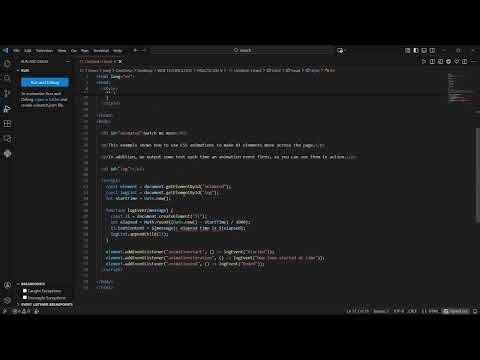 Animated Navigation Menu and Buttons with UI Components