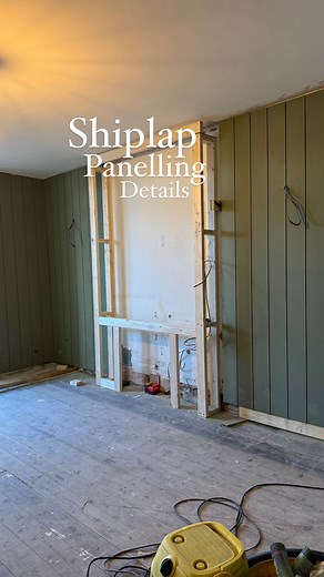 19K views · 95 reactions | **Shiplap Panelling Details** I used 12mm...