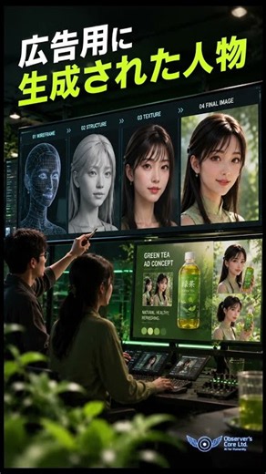 このCMの出演者、実はAI？