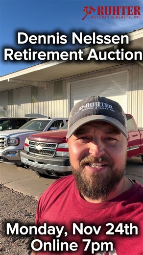 Dennis Nelssen Retirement Auction closes TONIGHT 7 PM CST! 2007 Chevy 2500 HD, shop tools, outdoorsman gear sells tonight! More Info & Catalog- https://ruhterauction.com/nov-24-2025-dennis-nelssen-retirement-auction/ #RuhterAuction #Auction #RetirementAuction #FarmEquipment #Equipment