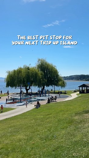 Transfer Beach Park, Ladysmith Reasons this is the perfect pit stop: 🚗 2 minutes off the highways 🚗 Playground, beach and splash pad 🚗 Bathrooms 🚗 3 covered picnic areas 🚗 Shady benches with full view of the playground We like to stop @oldtownbakeryladysmith first and then take our snacks to the park Where is your favourite spot to stop when traveling in the island? Save for your next island trip! #yyj #yyjtravel #vancouverisland #vancouverislandguide #victoriabc #yyjevents #connectwithvict