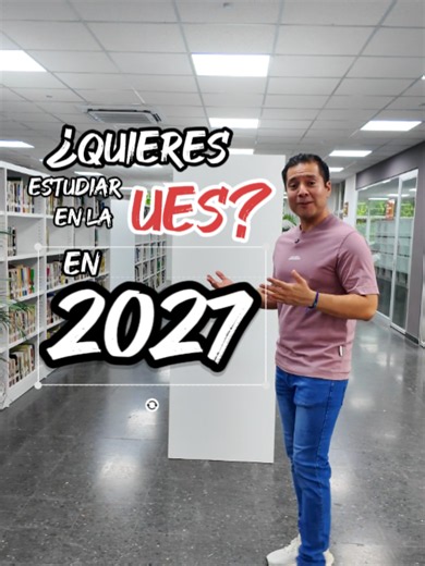 ¿Querés ser parte de la UES en 2027? 🚀 El proceso ya empezó y es más fácil de lo que pensás, @lievano20 lo explica. Registrate, prepará tus documentos y aceptá el reto. 🎓 🔗 Ingresá aquí: eel.ues.edu.sv/ingreso #IngresoUES2027 #AceptaElRetoUES #SoyUES #OpenHouseUES