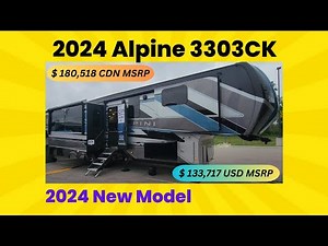 Luxury Living - 2024 Alpine 3303CK Luxury Fifth Wheel