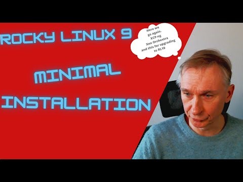 Installing Rocky Linux 9 minimal installation on XCP-ng using Xen Orchestra