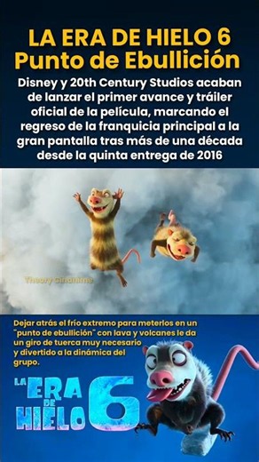 ¡LA ERA DE HIELO 6 ES REAL y ya hay Tráiler Oficial! #shorts #laeradehielo #iceage6