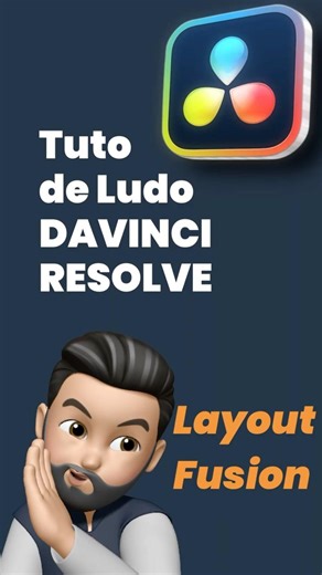 How to change the layout in Fusion on DaVinci Resolve